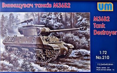 Unimodels 1:72 UM210 M36B2 Tank destroyer