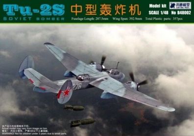 Xuntong Model 1:48 B48002 Tu 2S Soviet Medium Bomber