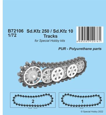 CMK 1:72 Sd. Kfz 250 Tracks