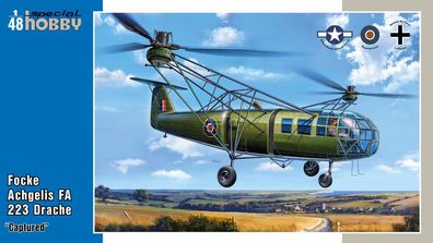 Special Hobby 1:48 100-SH48201 Focke Achgelis FA 223 Drache Captured