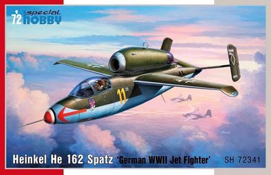 Special Hobby 1:72 100-SH72341 Heinkel He 162 Spatz