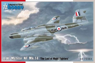 Special Hobby 1:72 100-SH72364 A.W. Meteor NF Mk.14 The Last of Night Fighters