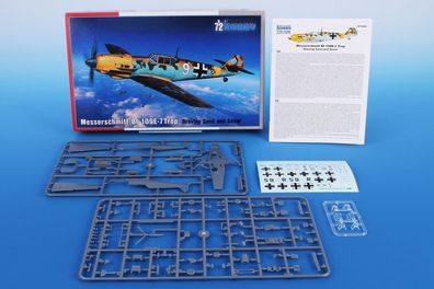 Special Hobby 1:72 100-SH72462 Messerschmitt Bf 109E-7Trop Braving Sand and Snow