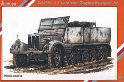 Special Hobby 1:72 100-SA72002 Sd. Kfz. 11 Leichter Zugkraftwagen 3t Special armour