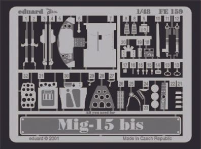 Eduard Accessories 1:48 MiG-15 bis