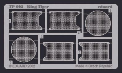 Eduard Accessories 1:35 Fotoätzsatz für King Tiger von Tamiya