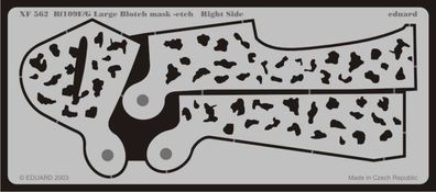 Eduard Accessories Bf109F/G Schablone große Flecken