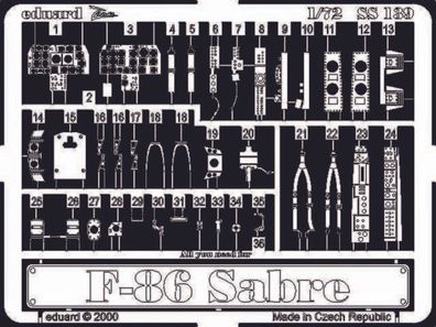 Eduard Accessories 1:72 F-86