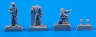 CMK 1:72 Two Fouga Magister Pilots and a. Mechanic for Special Hobby kit (3 fig)