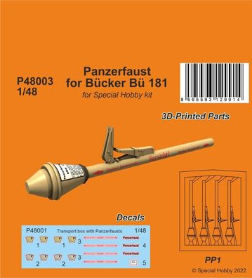 CMK 1:48 Panzerfaust for Bücker Bü 181