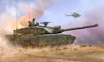 Trumpeter 1:35 1522 British Challenger2 with Anti-Heat Fence