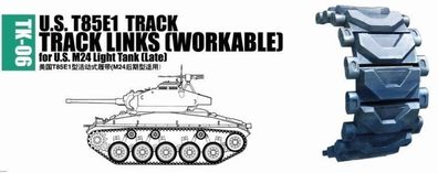 Trumpeter 2036 U.S. T85E1 track for M24 light tank (late)