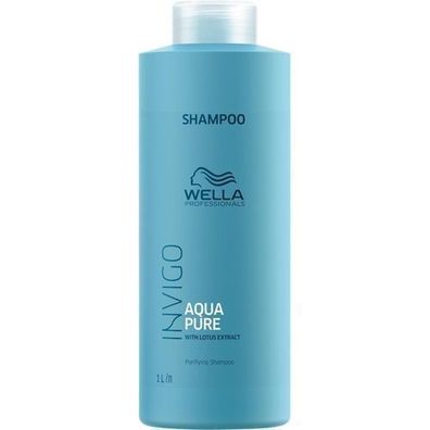 Wella Invigo Aqua Pure Reinigendes Shampoo mit Lotus-Extrakt