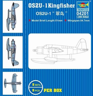 Trumpeter 1:200 4201 OS2U-1 Kingfisher