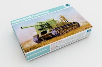 Trumpeter 1:35 5583 Soviet S-51 Self-Propelled Gun