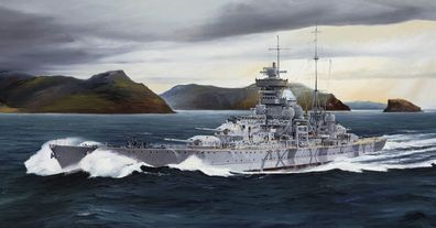 Trumpeter 5766 German cruiser Prinz Eugen 1942