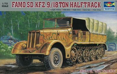 Trumpeter 1:72 7203 Sd. Kfz. 9 Famo 18 t Zugkraftwagen