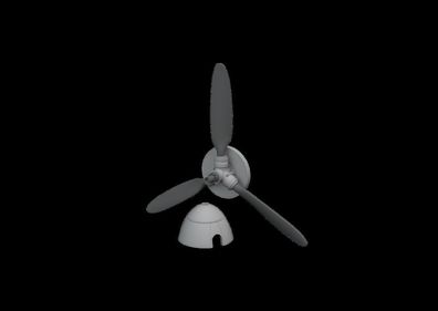 Eduard Accessories 1:72 Bf 109G propeller PRINT 1/72