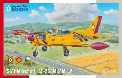 Special Hobby 1:72 100-SH72418 SIAI-Marchetti SF-260M/AM/W