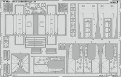 Eduard Accessories 1:48 SM.79 undercarriage 1/48 EDUARD