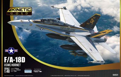 Kinetic 1:48 K48121 F/A-18D USMC VFMA-225 w/MF