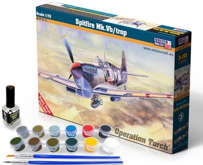 Mistercraft 1:72 SD-192 Spitfire Mk. Vb/ trop START SET