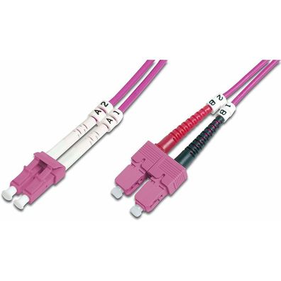 Digitus Om4, Lc/Sc, 10m Fiber Optic Cable Multi Color