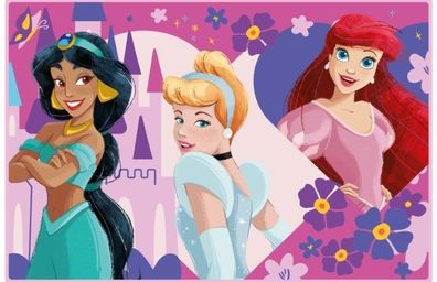 Disney Princessinen Teppich, Badezimmerteppich - 80 x 120 cm