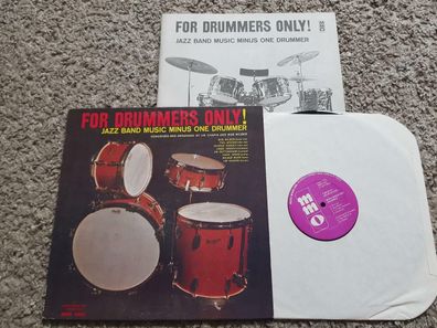 Music Minus One Drummer-For drummers only! US Vinyl LP WITH Booklet