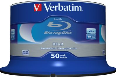 Verbatim BD-R 25GB/1-6x Cakebox (50 Disc)