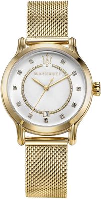 Maserati Epoca Lady R8853118502 Damenuhr 34mm Gold