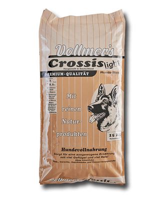 Vollmer´s Hunde Trockenfutter Alleinfutter Crossis Light