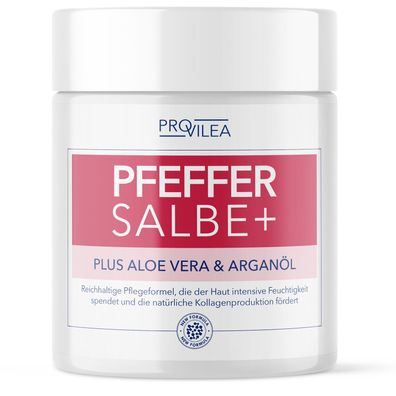 Provilea Pfeffersalbe | Plus Aloe Vera & Arganöl | 100 ml Inhalt