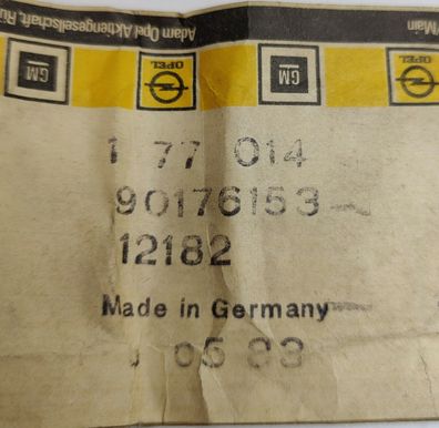 Original Ople Folie "OPEL" Schriftzug Aufkleber 177014 GM 90176153