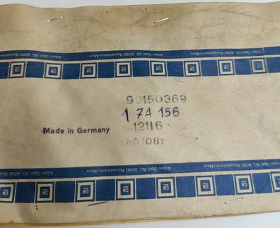 Original Opel Folie "Streifen" schwarz 174156 GM 90150369