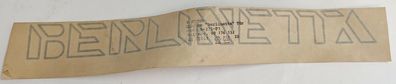 Original Opel Folie "Berlinetta" schwarz 172789 GM 90176132 für Tür B-371-F1