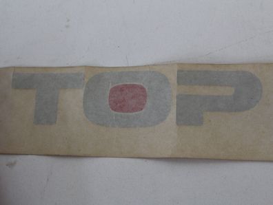 Original Opel 171301 Schrift Schriftzug Aufkleber "TOP" Kadett E GM 90331267