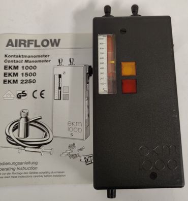 Airflow EKM 1000 Kontaktmanometer 17001 1,5bar 230V 50Hz ohne Zubehör