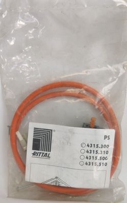 Rittal PS 4315.300 Türpositionsschalter mit Anschlussleitung 1000mm orange