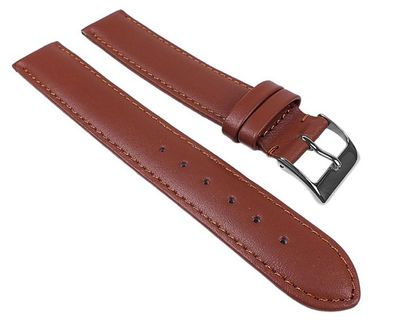 Uhrenarmband XL Überlänge Kalbsleder Braun Beach 24479S