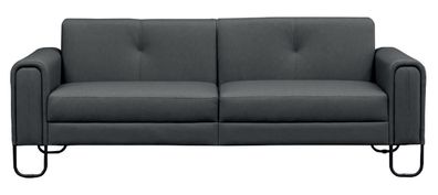 Sofa 3 Sitzer Jv Möbel Wohnzimmer Einfarbig Design Couch Leder Holz Modern Neu