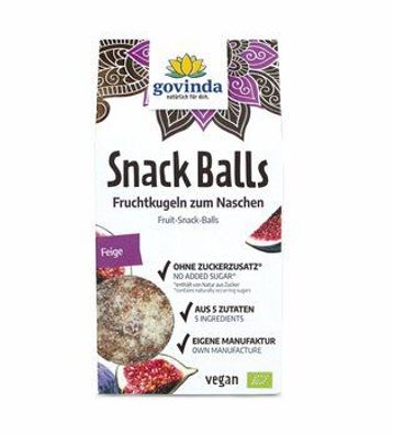 Govinda Snack Balls Feige 100g