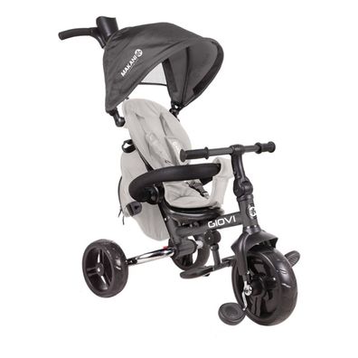 Kikkaboo Dreirad Tricycle Giovi 3 in 1, Schiebegriff, Getränkehalter, faltbar