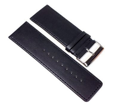 Uhrenarmband Kalbsleder schwarz Extra-Breit Herzog Beach 23330S