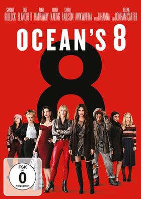 Oceans 8 (DVD) Min: 110/DD5.1/WS - Universal Pictures 10007184