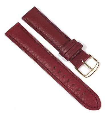 Öko Nappa Ersatzband Uhrenarmband Nappaleder Bordeaux 22355G