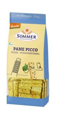 SOMMER 3x Demeter Pane Picco mit Sesam und Schwarzkümmel 150g