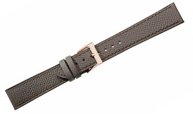 Herzog Alta Moda Uhrenarmband schlamm Rindleder genarbt flach Verlauf