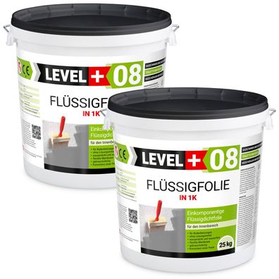 Flüssigfolie in 1K 50Kg Dichtfolie Abdichtfolie Abdichtung Bad Dusche Küche L + 08