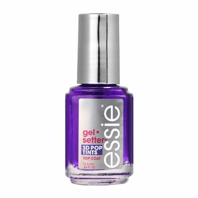 Gel Setter Top Coat Nail Strengthening Lacquer Purple 13.5 ml